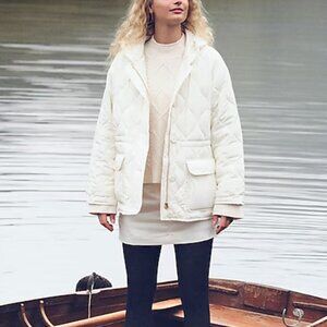 J.Crew Oslo puffer jacket with PrimaLoft® in White/Ivory
